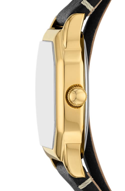 Fossil Women's Harlow Beige Dial Watch In Black