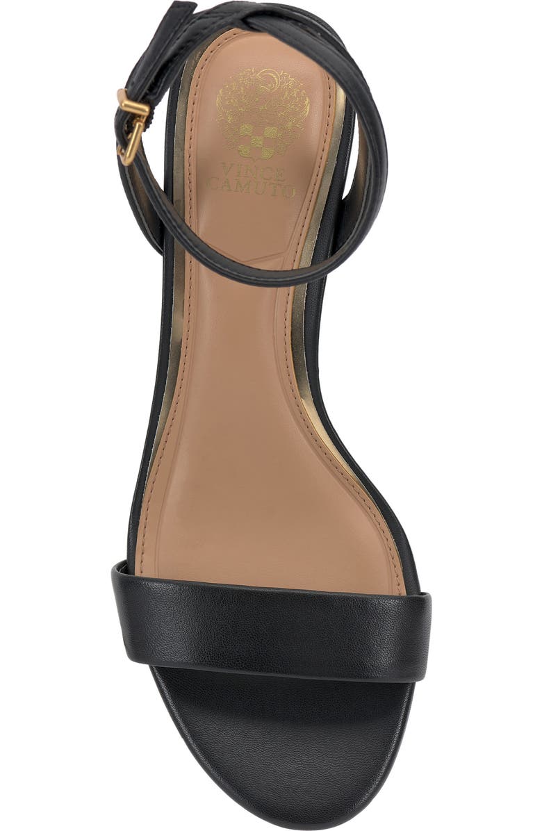 Vince Camuto Lilla Ankle Strap Sandal, Alternate, color, Black