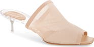 Courrèges Transparent Sole Mesh Slide Sandal