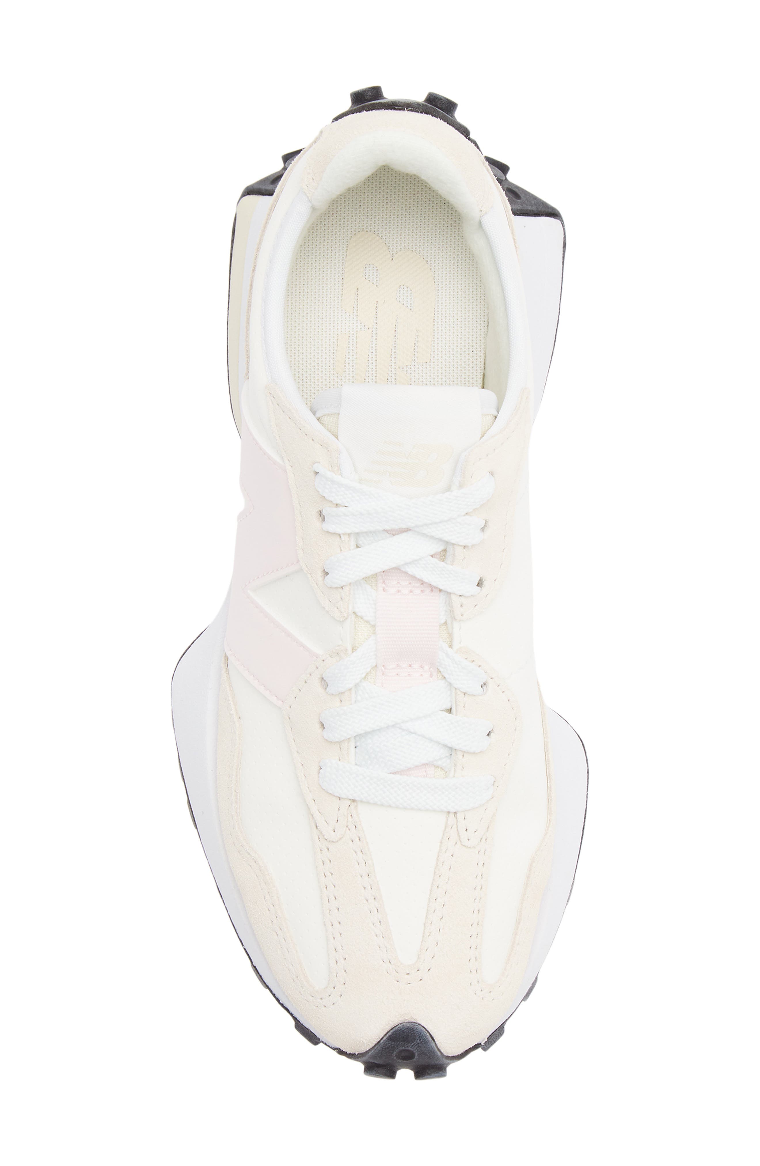 327 Sneaker, Alternate, color, SEA SALT/PINK SALT