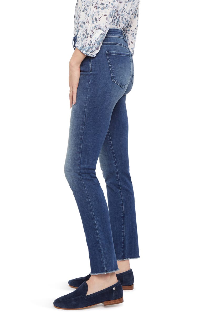 NYDJ Sheri Fray Hem Ankle Slim Jeans, Alternate, color,