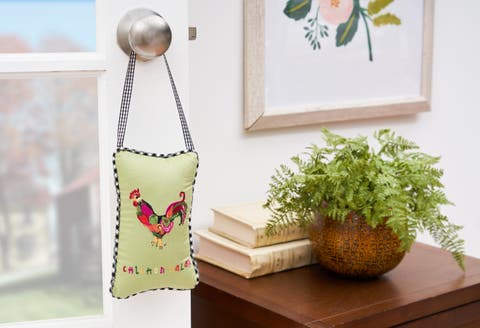 Chicken Salad Embroidered Mini Accent Pillow Decor
