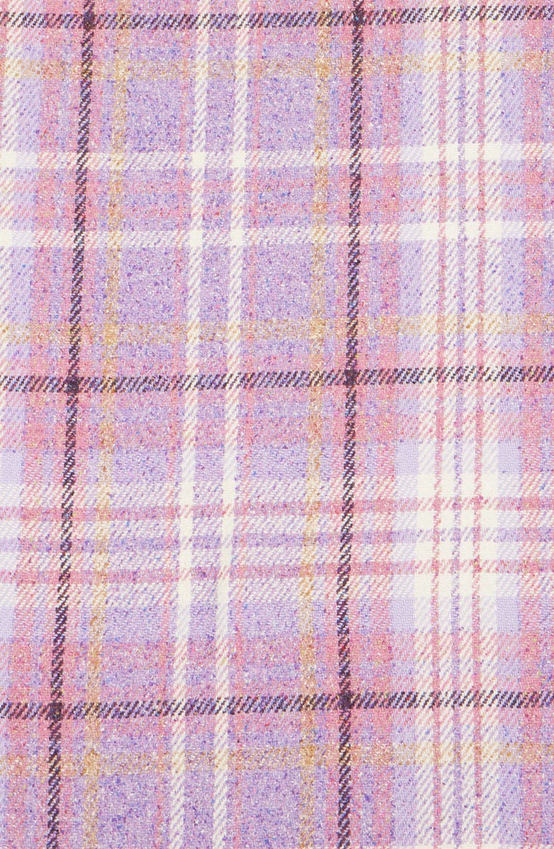 Acne Studios Fringed Plaid Scarf, Alternate, color, 