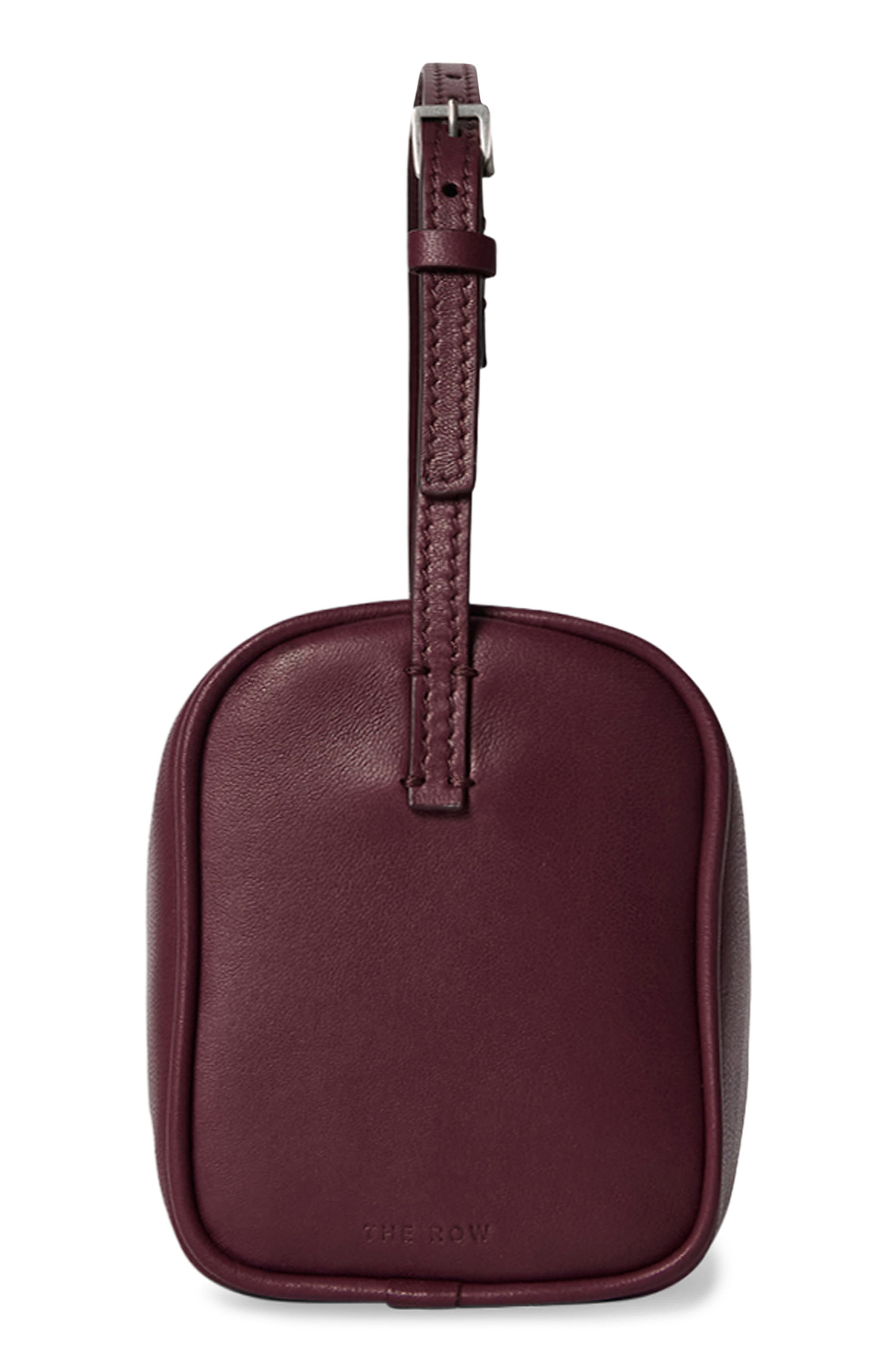 The Row '90s Leather Baguette Bag, Alternate, color, 