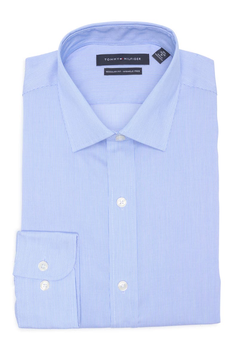 Regular Fit Wrinkle Resistant Cotton Dress Shirt, Alternate, color, MIST