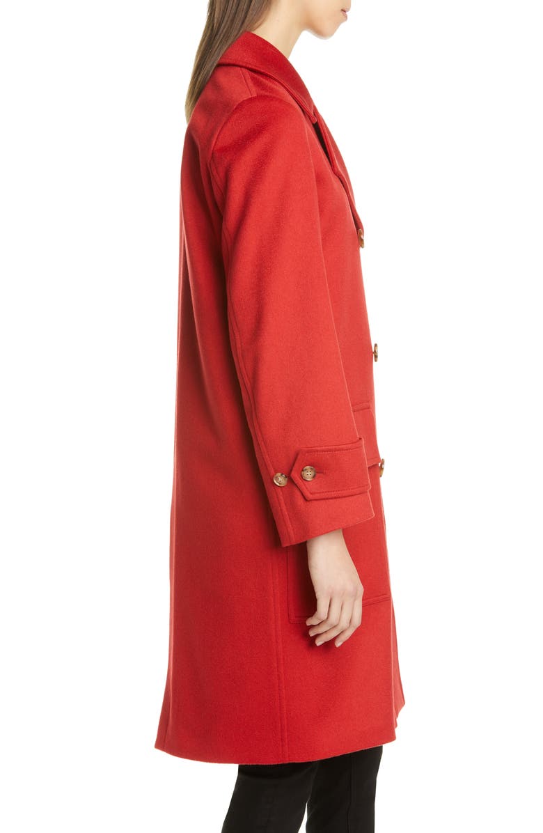 Burberry Earsdon Double Breasted Cashmere Coat, Alternate, color, 