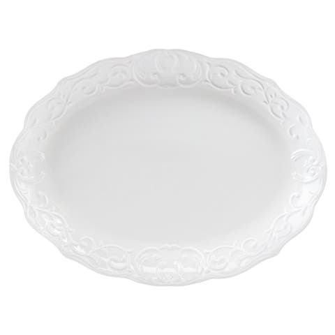Bountiful Joy 18.75 x 14 Inch Durastone Oval Platter