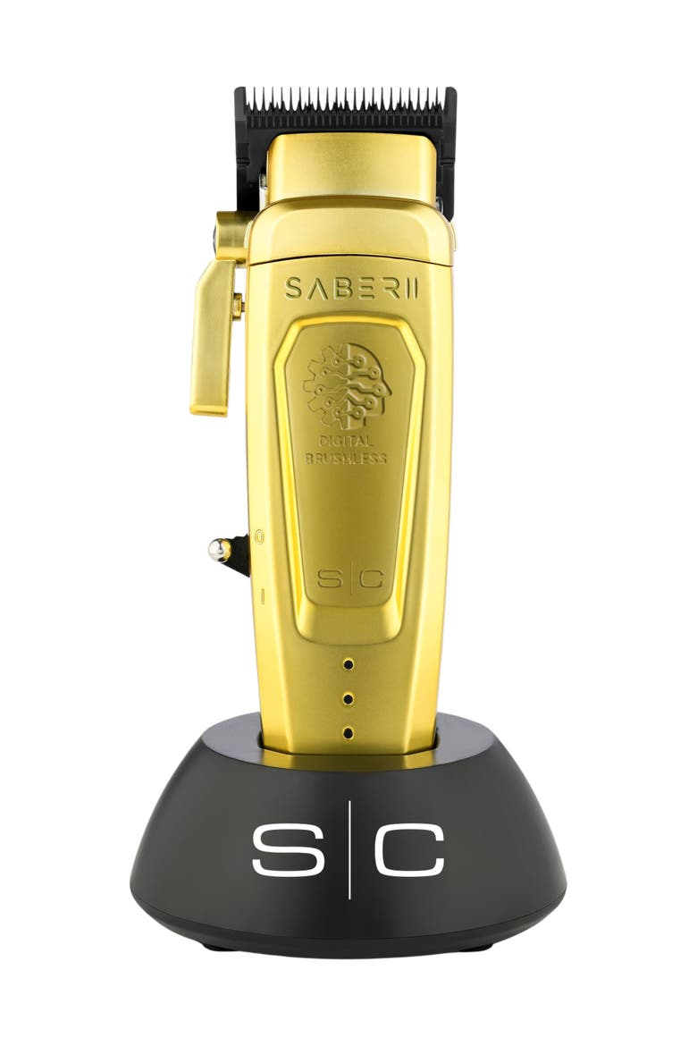 Saber 2 Professional Cordless Hair Clipper, Main, color, Gold