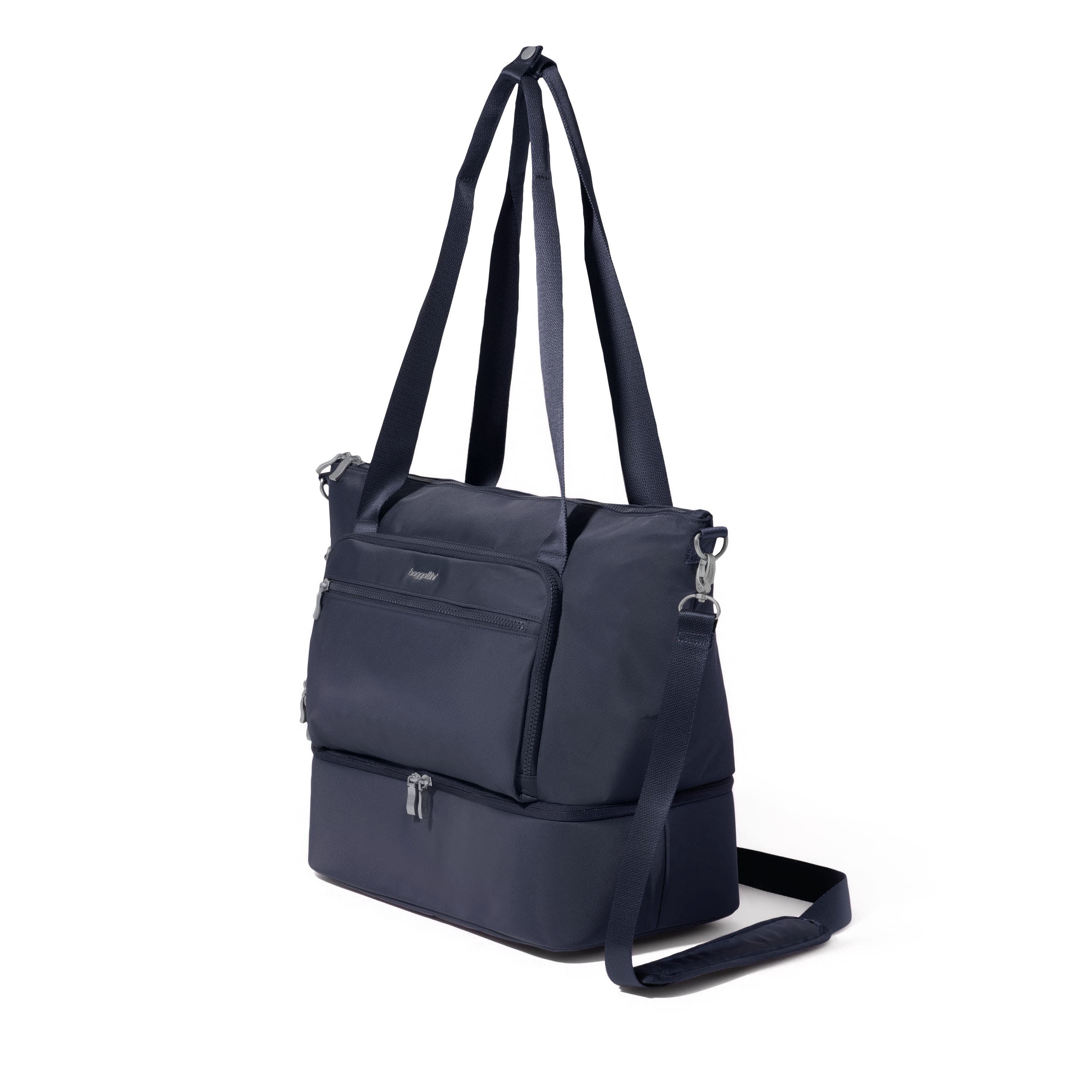 Park Ave Overnight Tote, Alternate, color, French Navy Twill