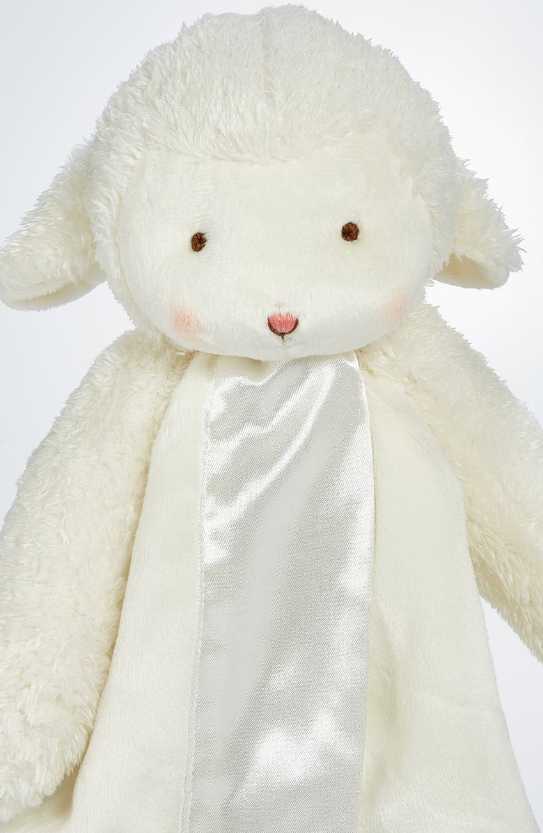 Bunnies by the Bay Kiddo the Lamb Buddy Blanket, Alternate, color, White