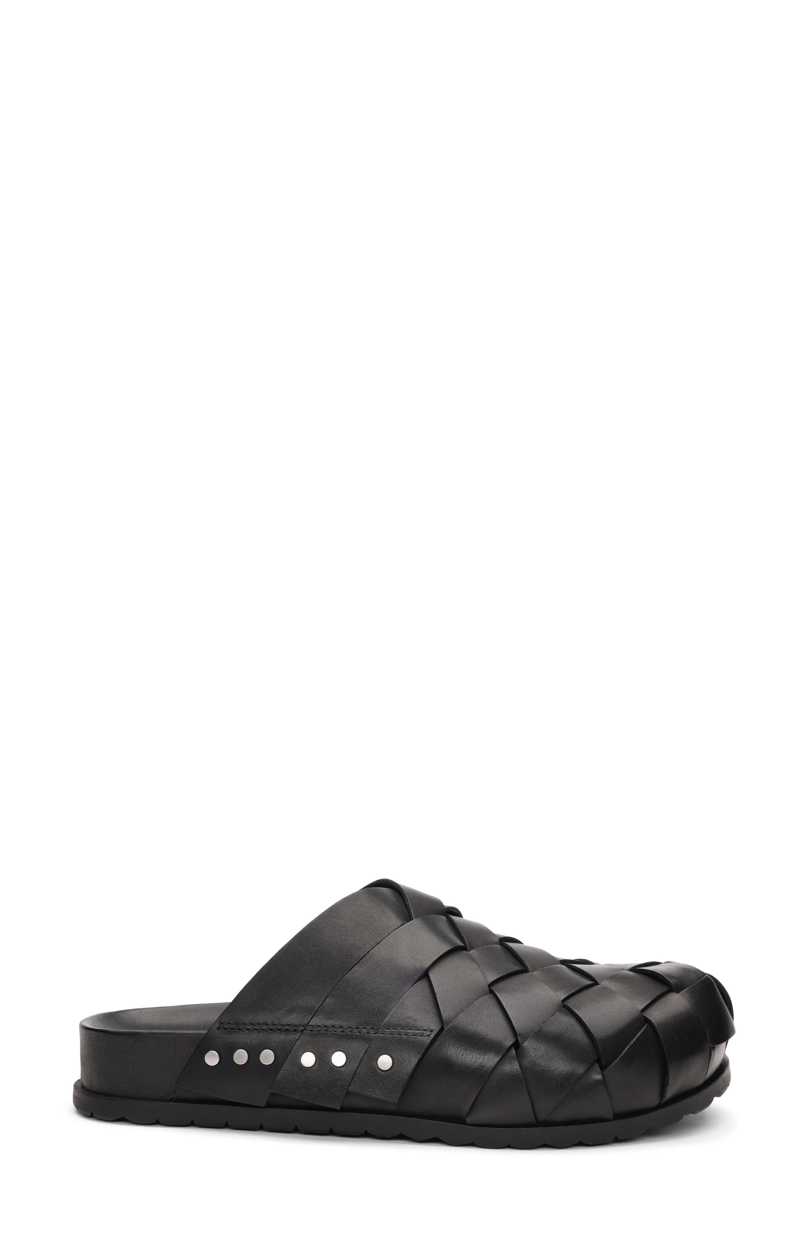 Ash Tor Woven Clog, Alternate, color, Black