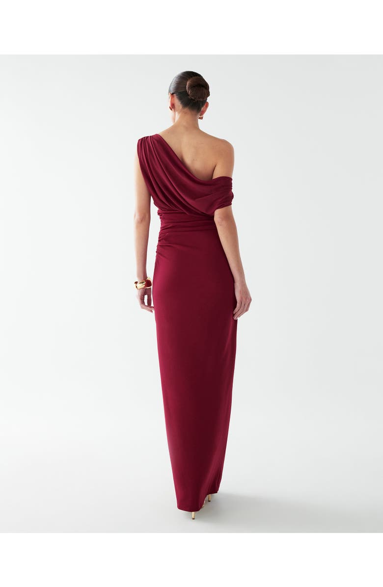 BWLDR Frea Maxi Dress, Alternate, color, Burgundy
