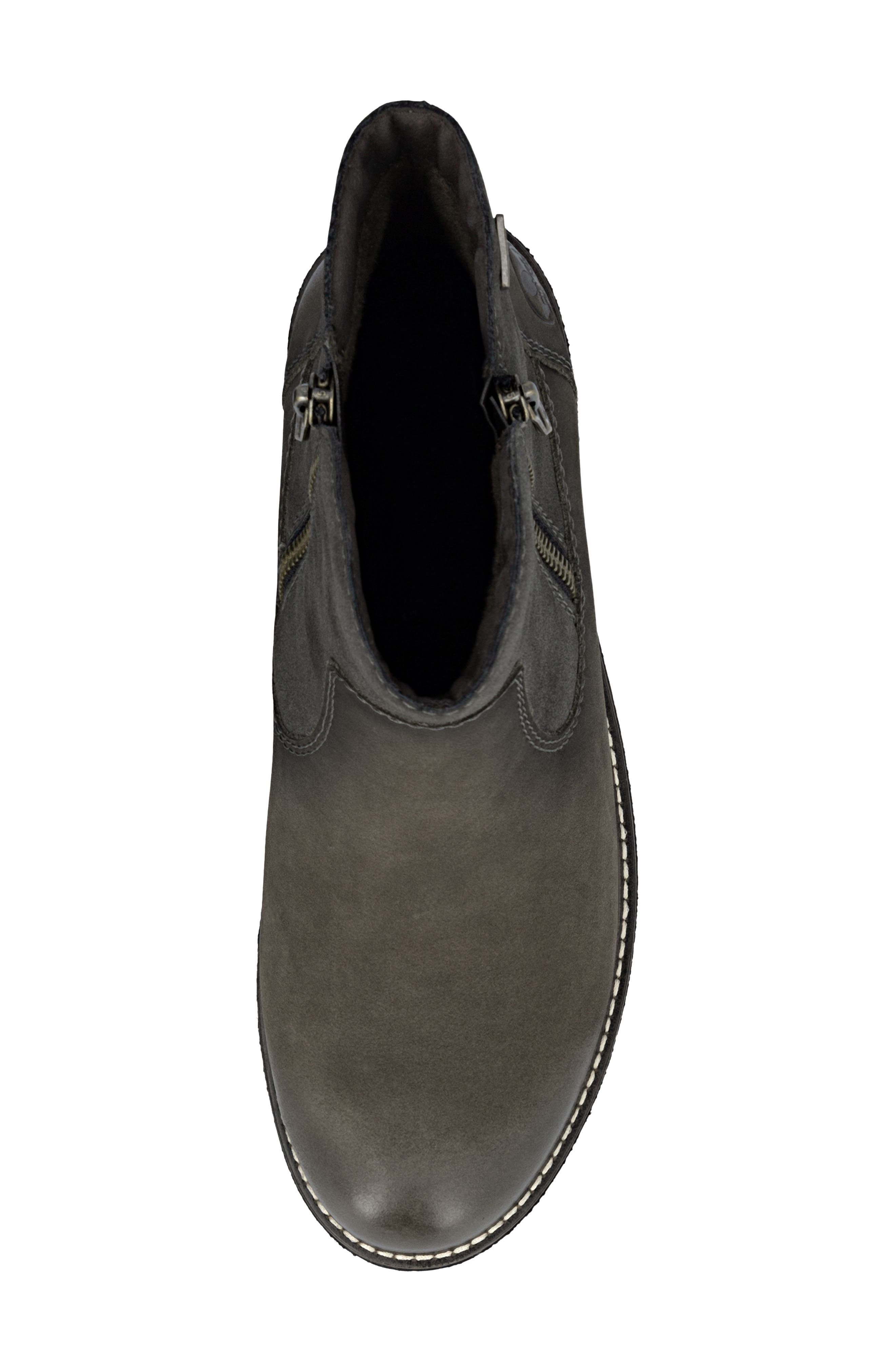 Sabrina 51 Leather Bootie, Alternate, color, SMOKE/ ANTHRAZIT