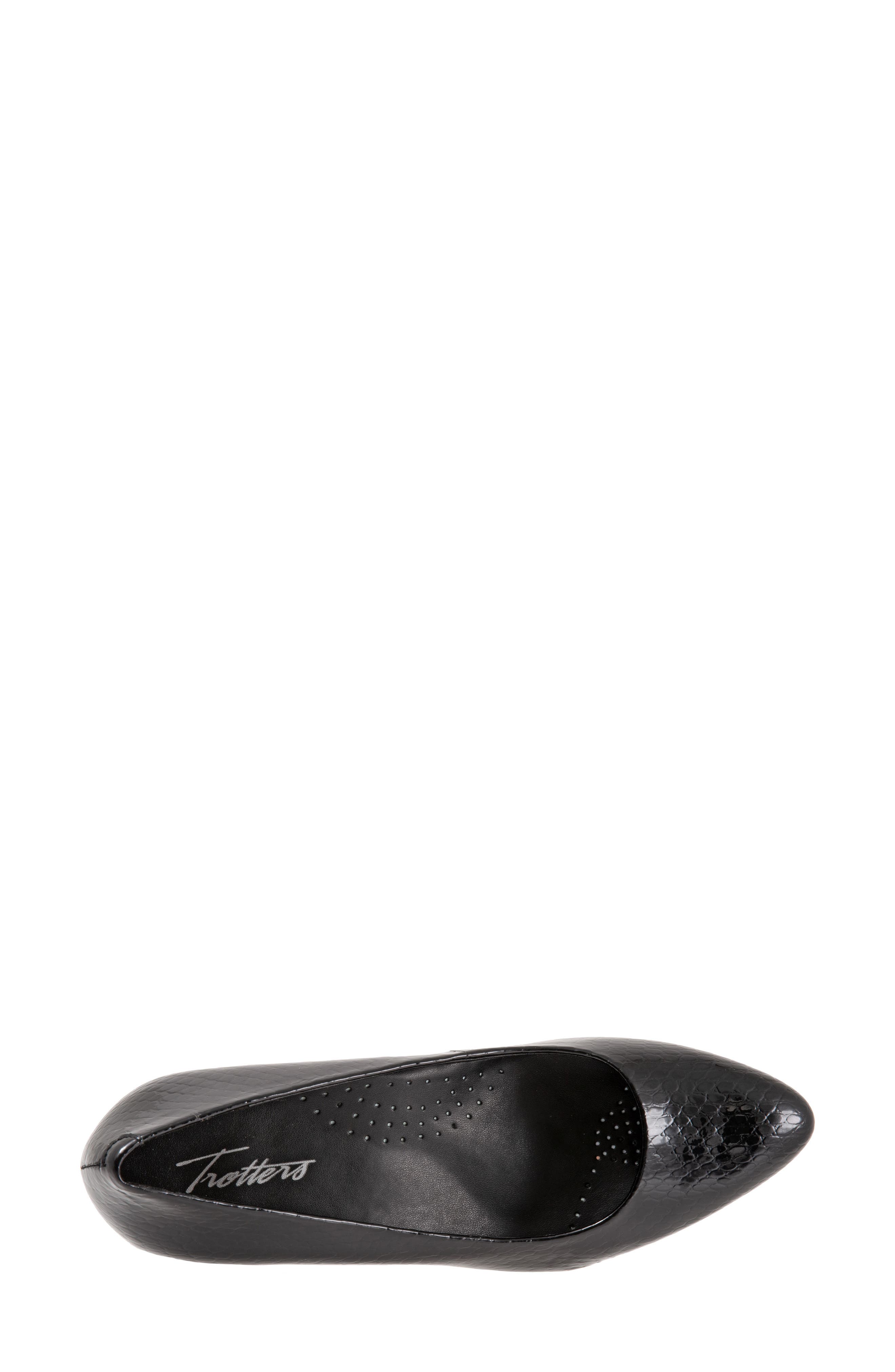 Kari Pointy Toe Pump, Alternate, color, BLACK SNAKE EMBOSSED LEATHER