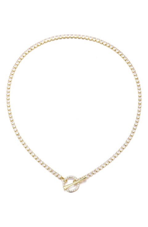 Crystal Toggle Necklace