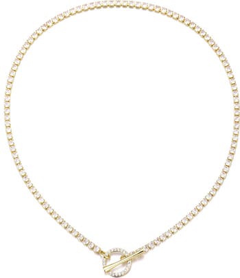 Crystal Toggle Necklace