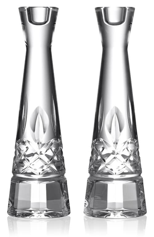 Waterford Lismore Round 8 Candlestick, Set Of 2 In No Color