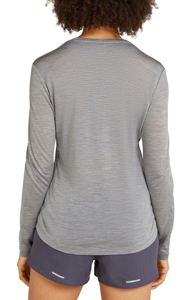 Icebreaker 125 Cool-Lite Long Sleeve T-Shirt, Alternate, color, Metro Heather