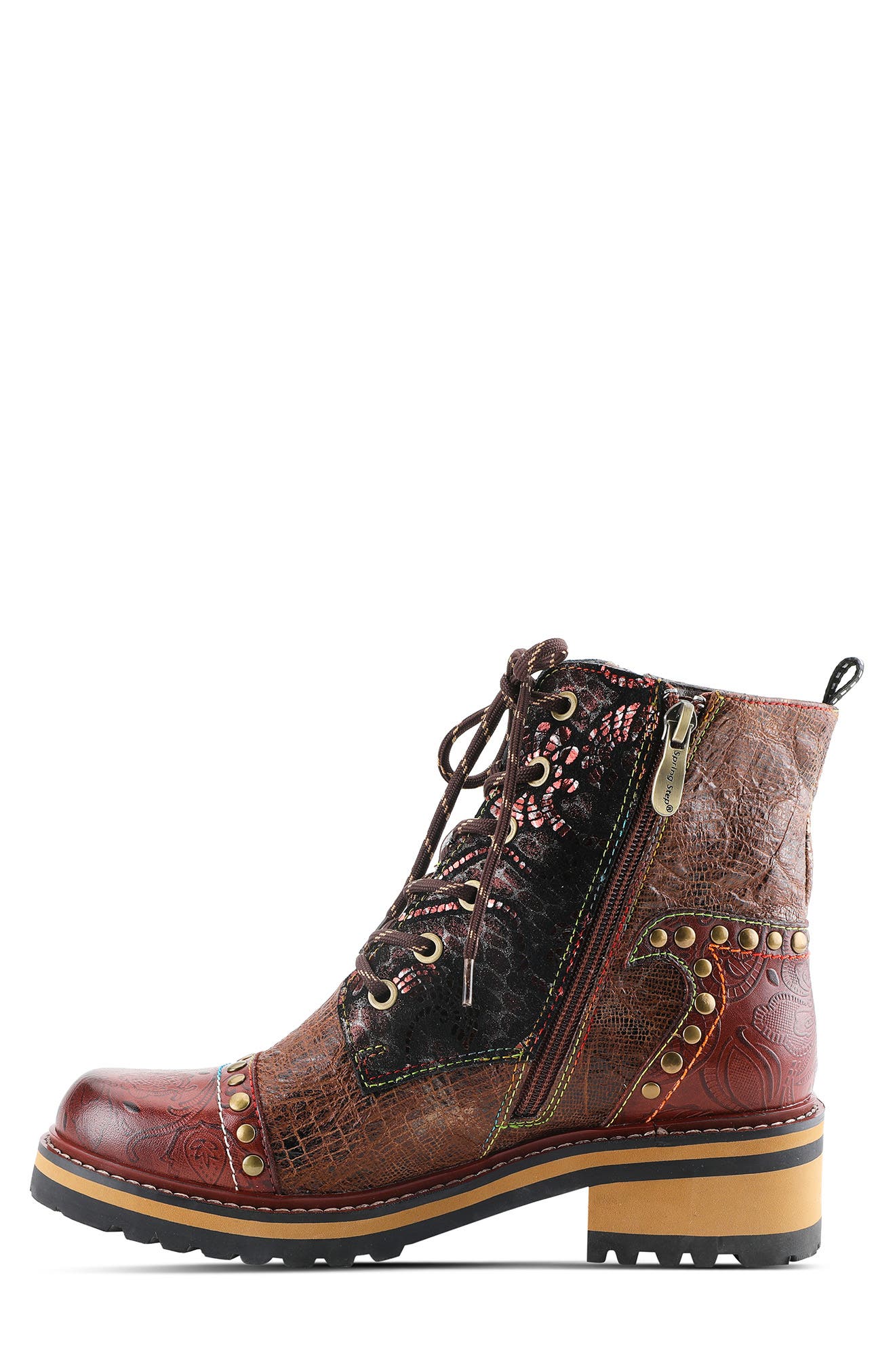 L'Artiste by Spring Step L'Artiste Rugup Boot, Alternate, color, Brown Multi