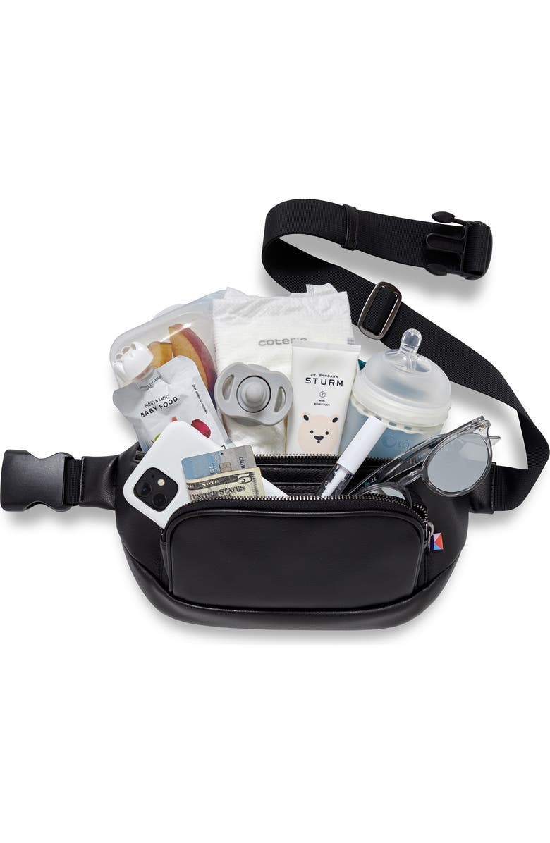 Kibou Faux Leather Diaper Belt Bag, Alternate, color,