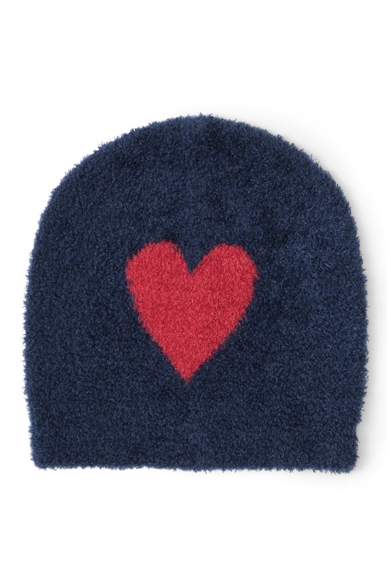 Cozychic Lite® Baby Heart Beanie, Main, color, MARINE-SCARLET