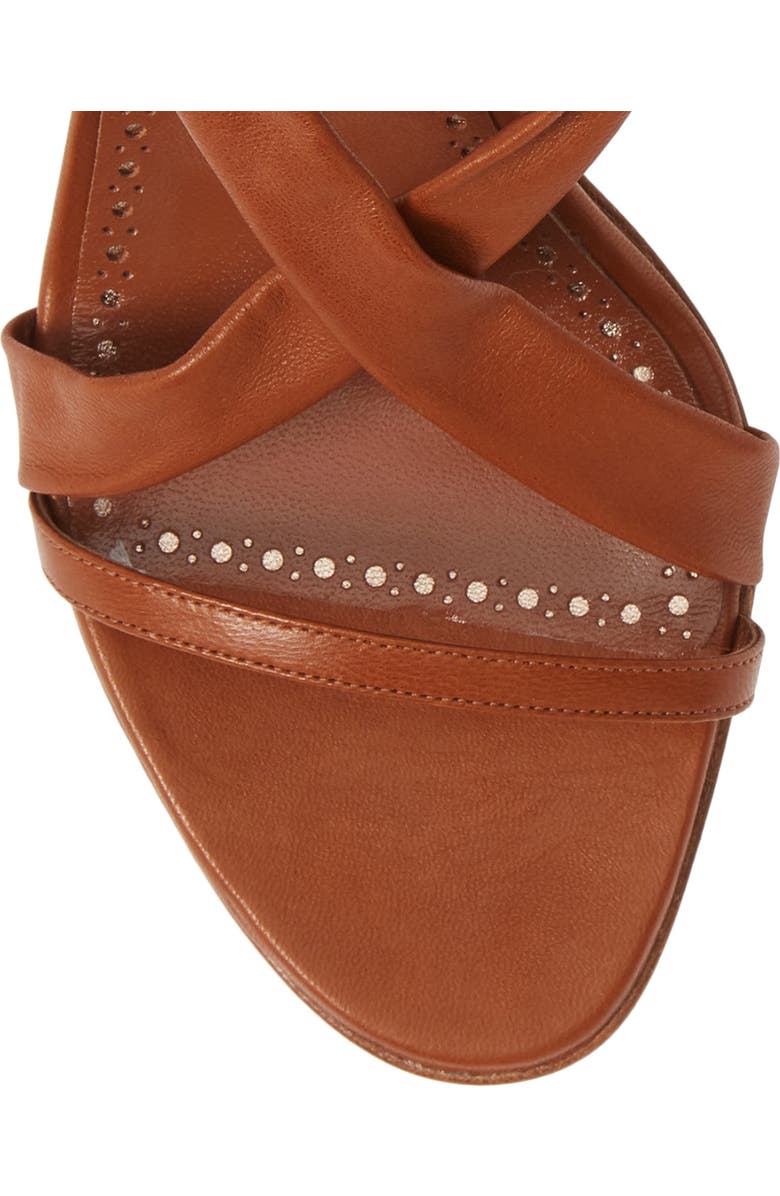 Manolo Blahnik Tor Ankle Wrap Sandal, Alternate, color,