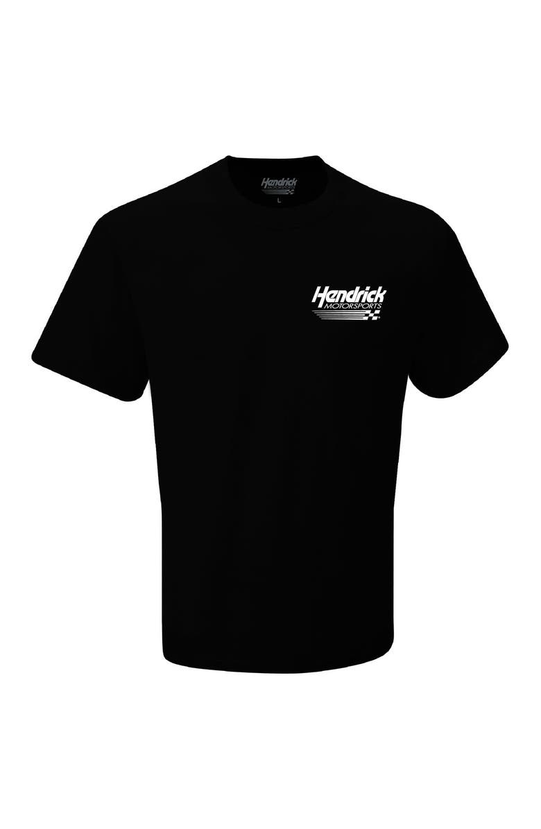 HENDRICK MOTORSPORTS TEAM COLLECTION Men's Hendrick Motorsports Team Collection Black Chase Elliott Flag T-Shirt, Alternate, color,