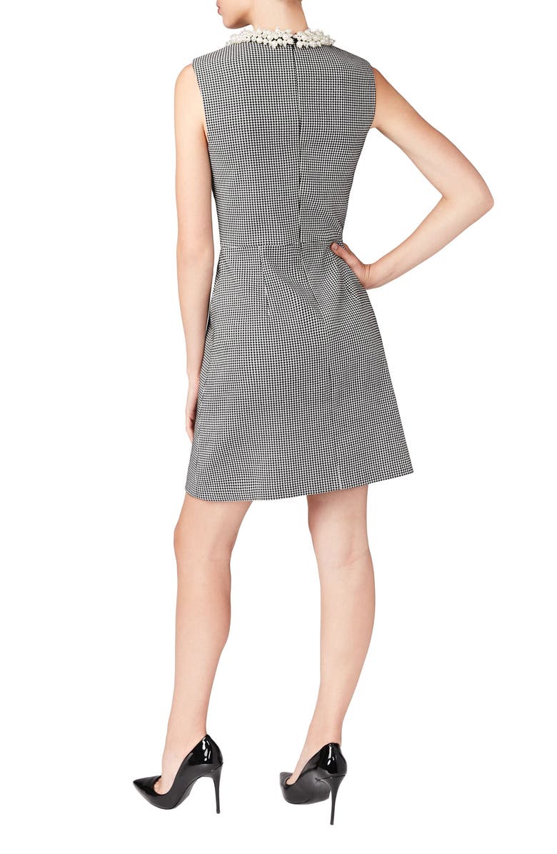 Betsey Johnson Embellished Collar Sheath Dress, Alternate, color, 