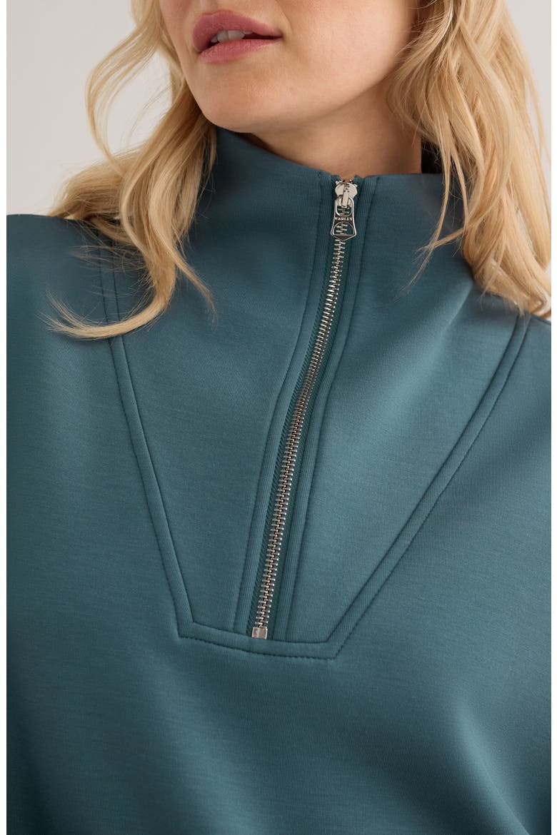 Hawley Half-Zip Sweatshirt, Alternate, color, MALLARD BLUE