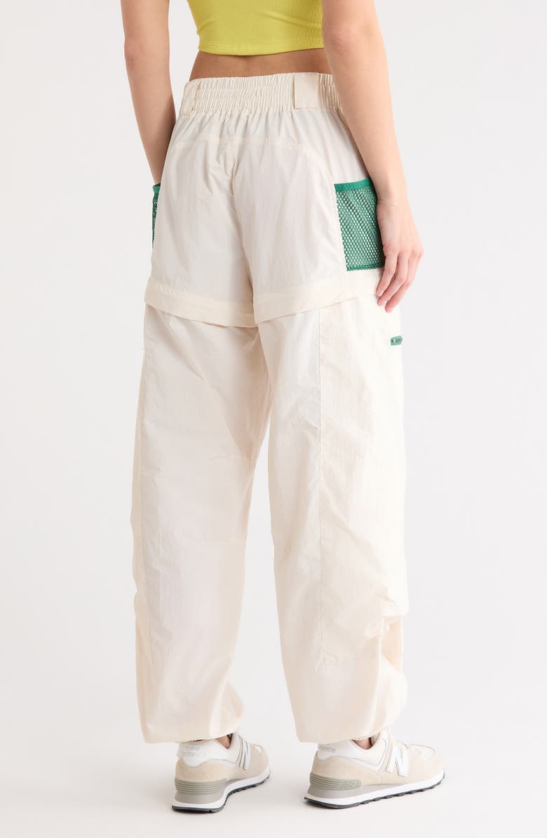 Free People Morning Meadow Convertible Pants, Alternate, color, Ivory