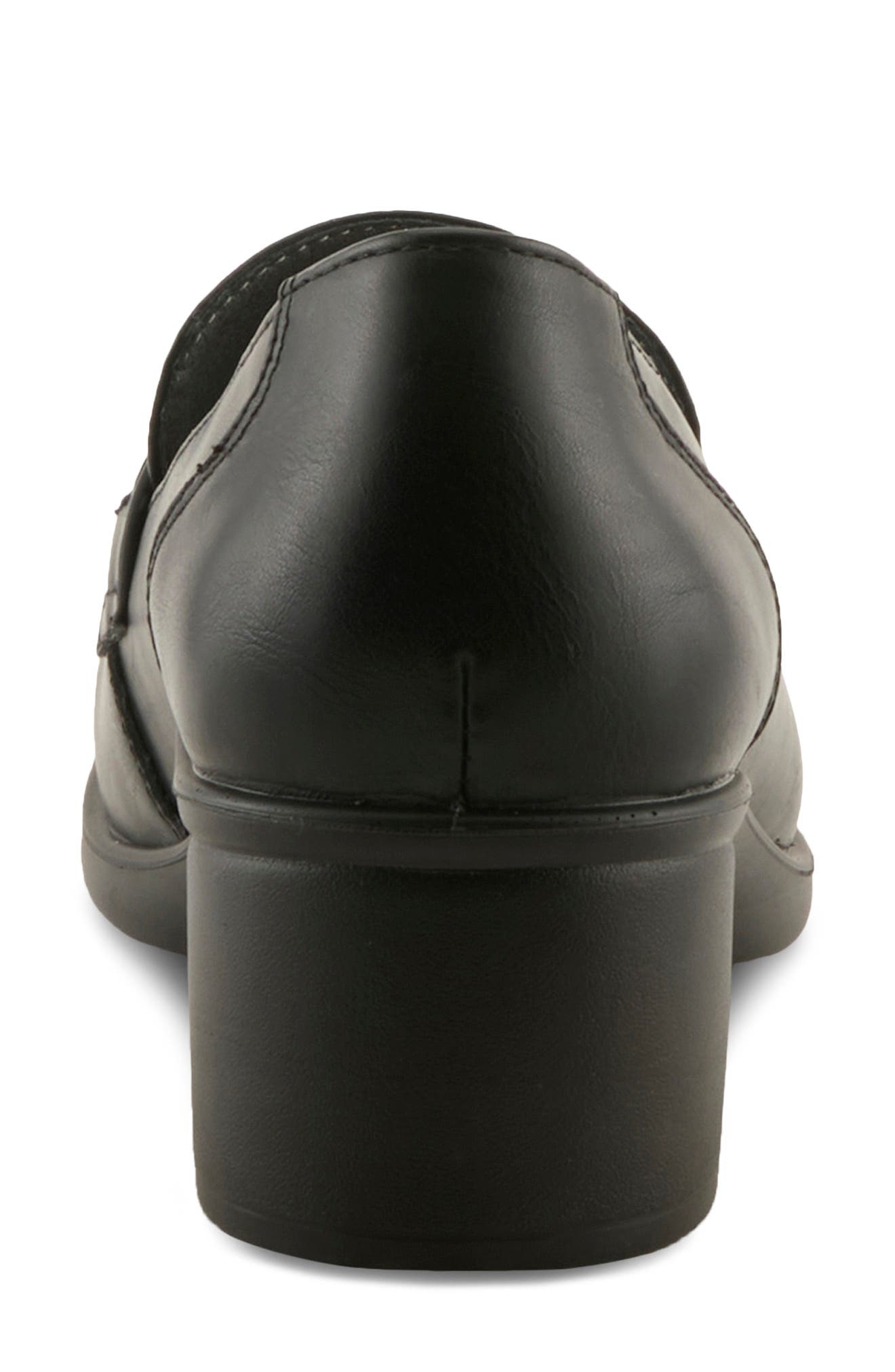 Calderoni Loafer Pump, Alternate, color, BLACK