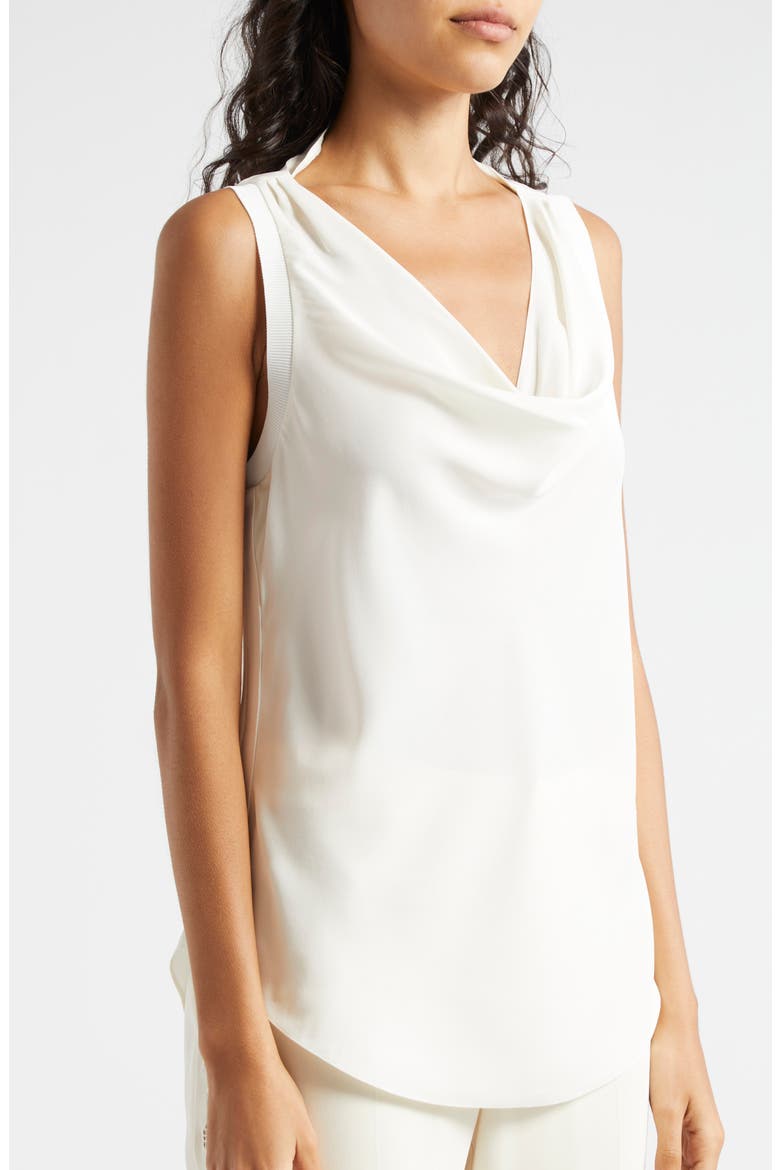 Olsen Sleeveless Silk Top, Alternate, color, IVORY