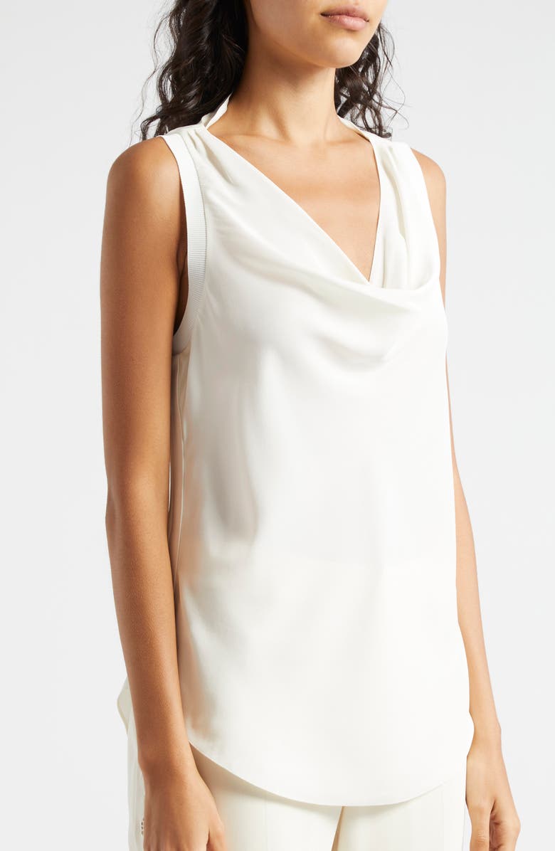 Cinq à Sept Olsen Sleeveless Silk Top, Alternate, color,