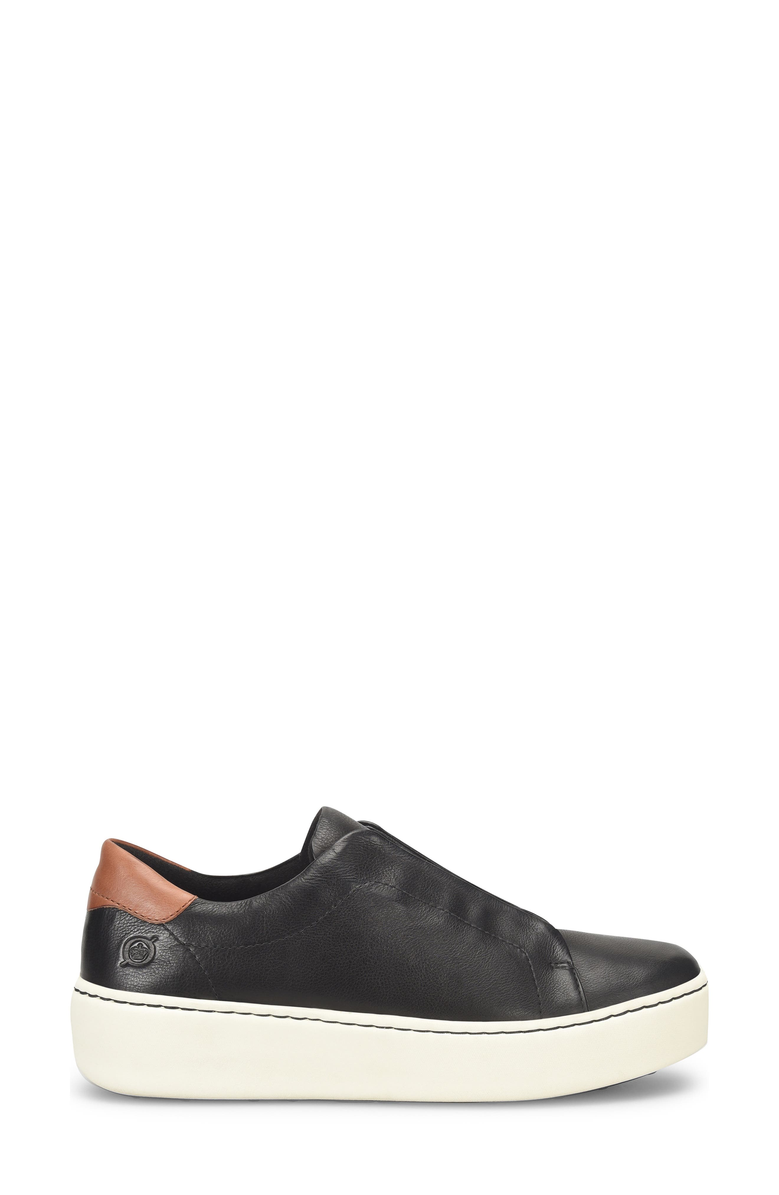 Børn Mazzy Platform Sneaker, Alternate, color, Black Leather