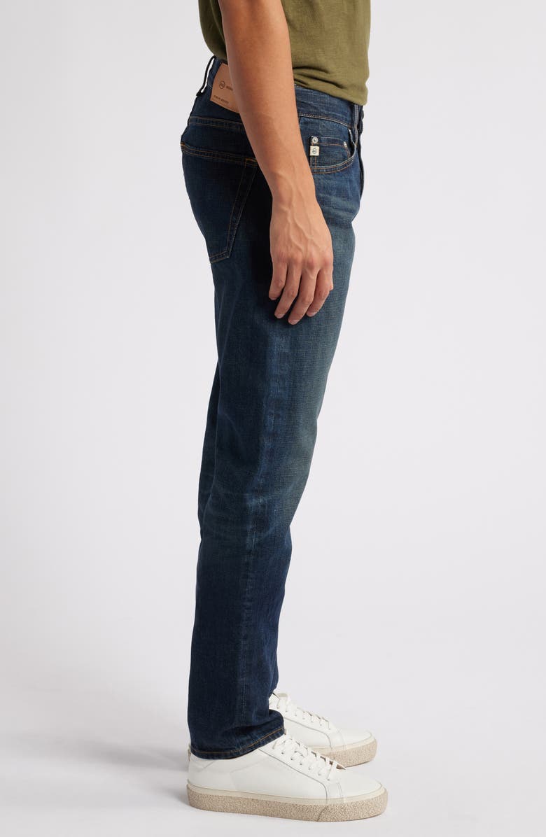 AG Tellis Slim Ikigai Rigid Red Line Selvedge Jeans, Alternate, color, 15 Years Dome