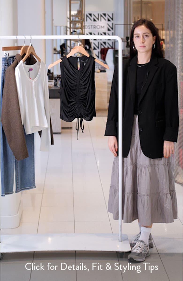 Ruched Stretch Crop Tank, sales video thumbnail