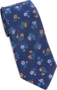 Dries Van Noten Floral Jacquard Silk Tie