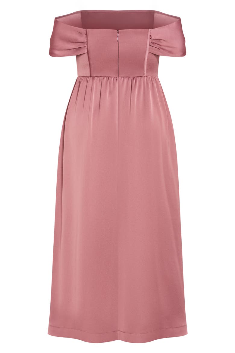 Angel Love Corset Maxi Dress, Alternate, color, ROSE
