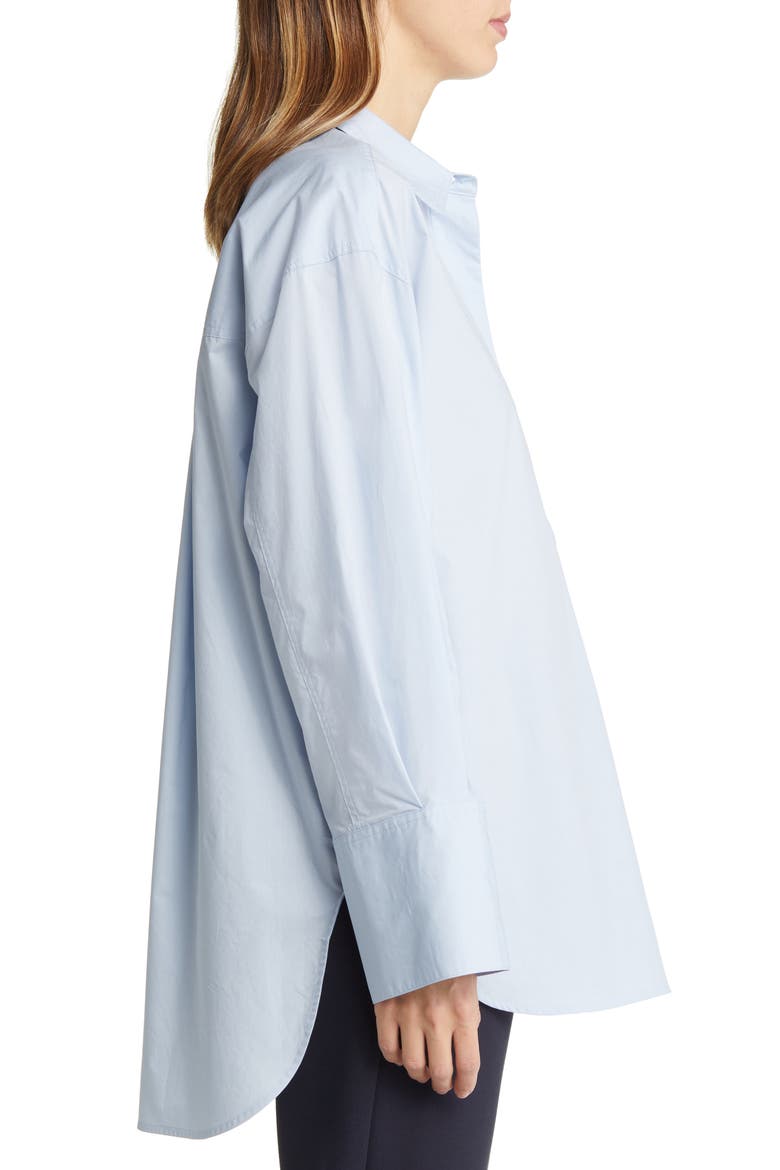 Gila Cotton Button-Up Shirt, Alternate, color, KENTUCKY BLUE