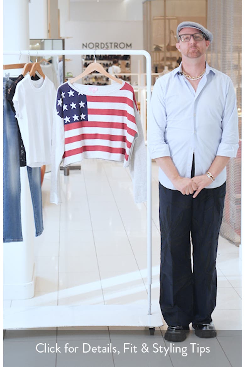 USA One-Shoulder Cotton Sweater video