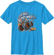 Hot Wheels Boys Hot Wheels Go Big Monster Truck T Shirt