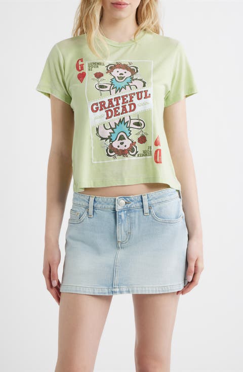 Grateful Dead Playing Card Graphic T-Shirt