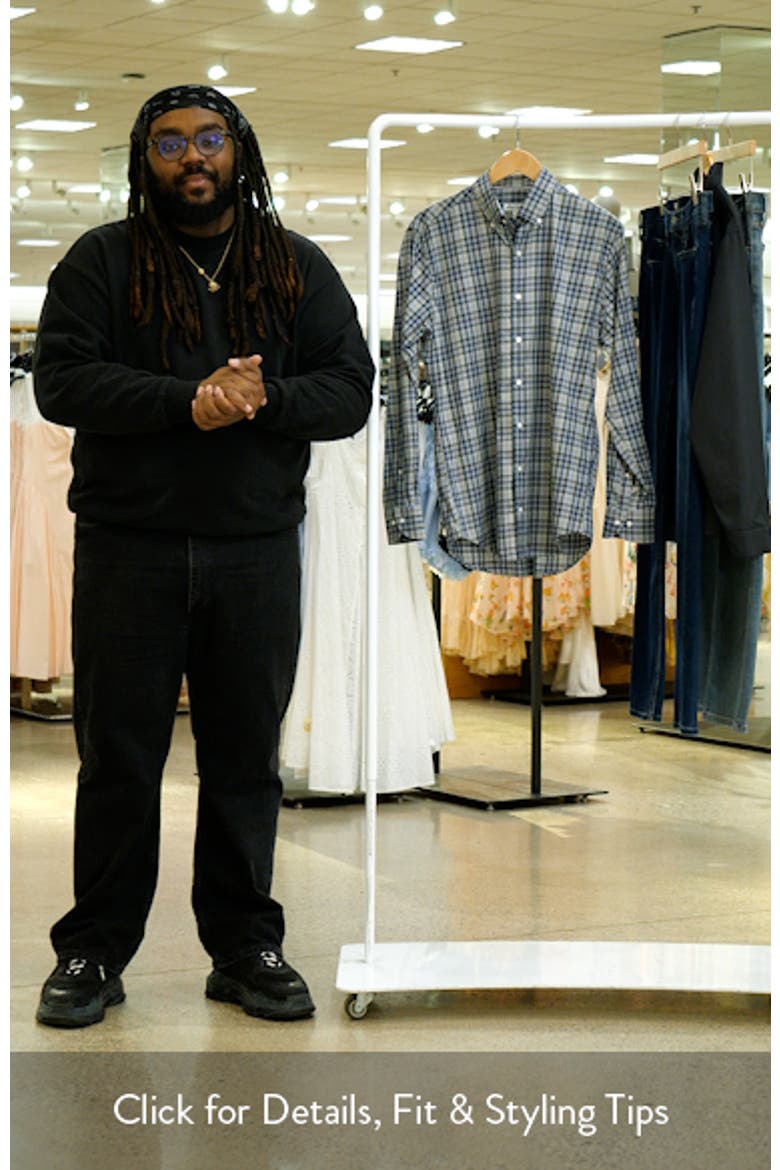 Swope Plaid Performance Twill Button-Down Shirt video