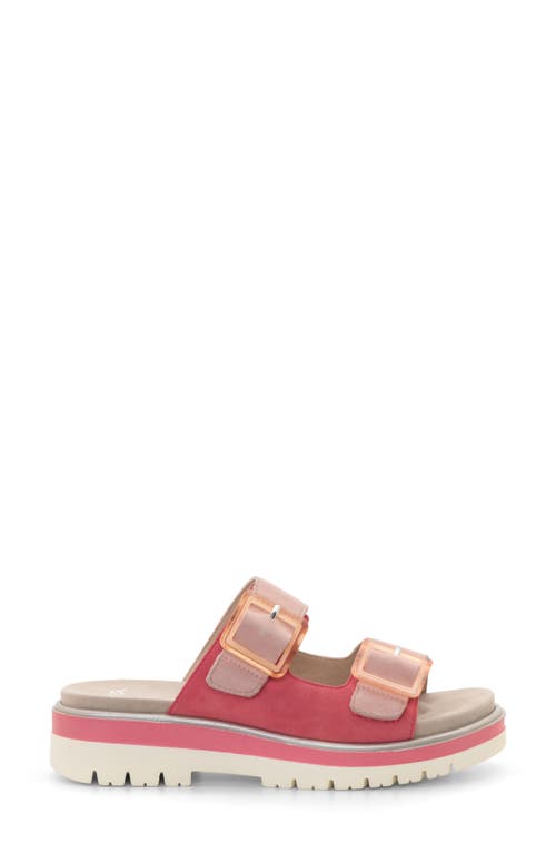 Ara Marbella Slide Sandal In Doll Pink/piggy Pink