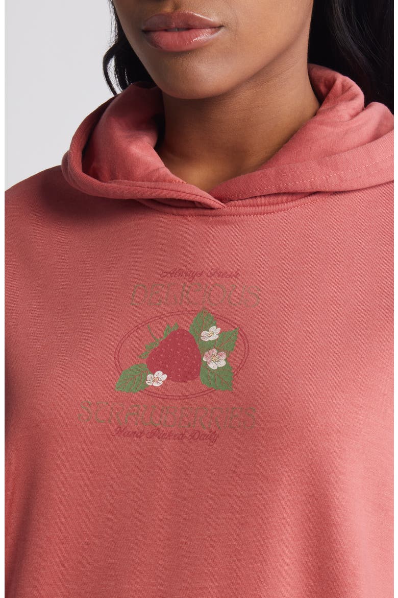 Delicious Cotton Blend Hoodie, Alternate, color, DUSTY CEDAR