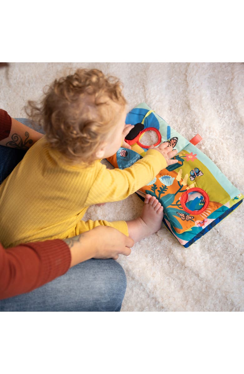 Manhattan Toy Bugging Through Soft Sensory Book, Alternate, color, Multi-Color