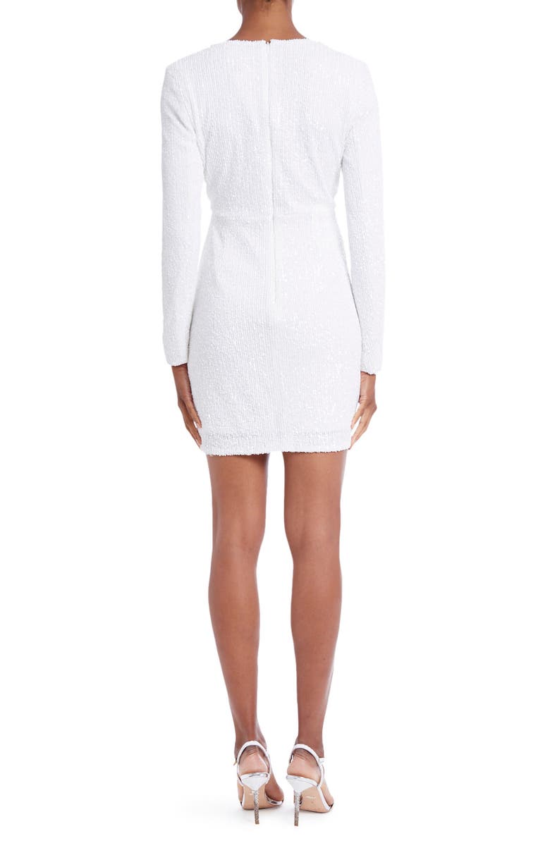 One33 Social Long Sleeve Sequin Minidress, Alternate, color, 