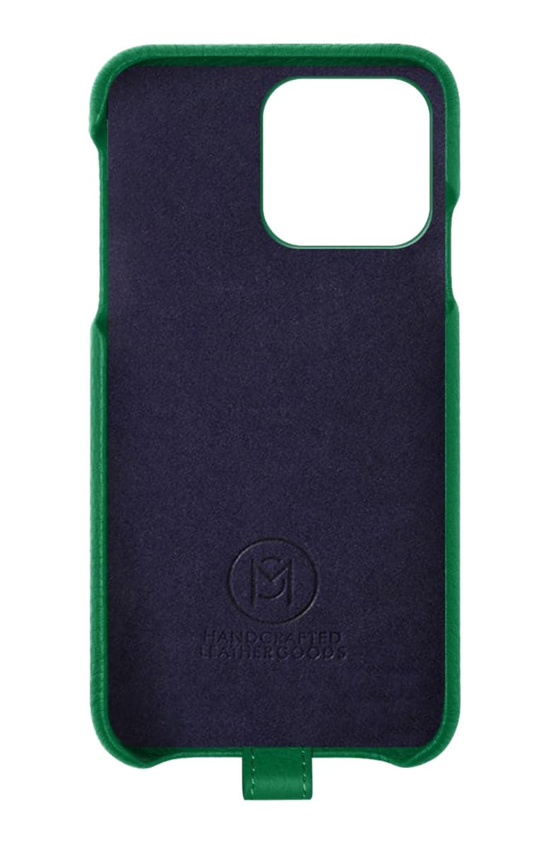 MAISON de SABRÉ Sling Phone Case, Alternate, color, Emerald Green