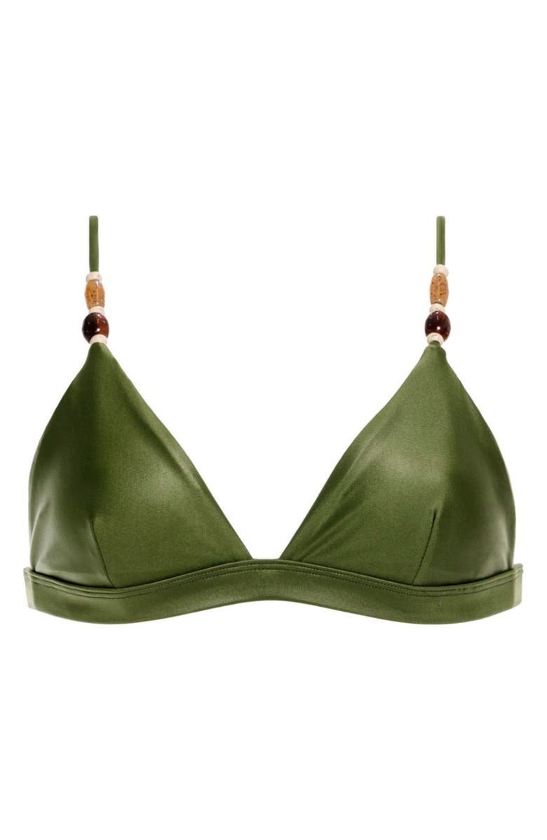 Agua Bendita Lisa Aura Bikini Top, Alternate, color, Green Multi