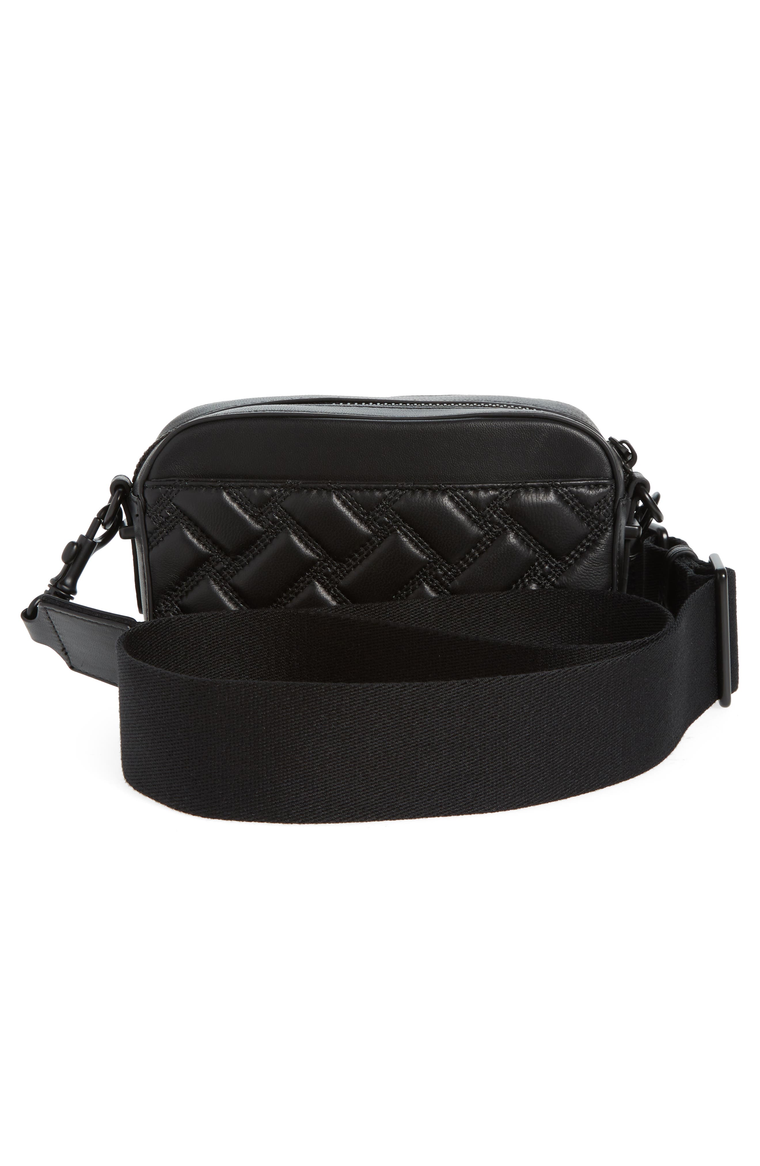 Kurt Geiger London Kensington Small Leather Camera Bag, Alternate, color, Black